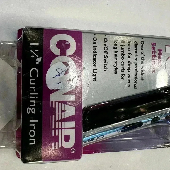 CONAIR Supreme 10 Curling Iron 1- 1/4" For Wave & Curls Brand New & Factory Seal - Picture 5 of 9
